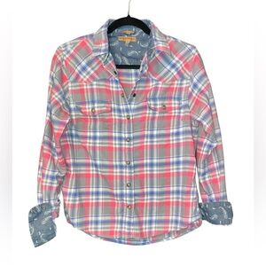 Jachs Girlfriend Flannel Bea shirt S